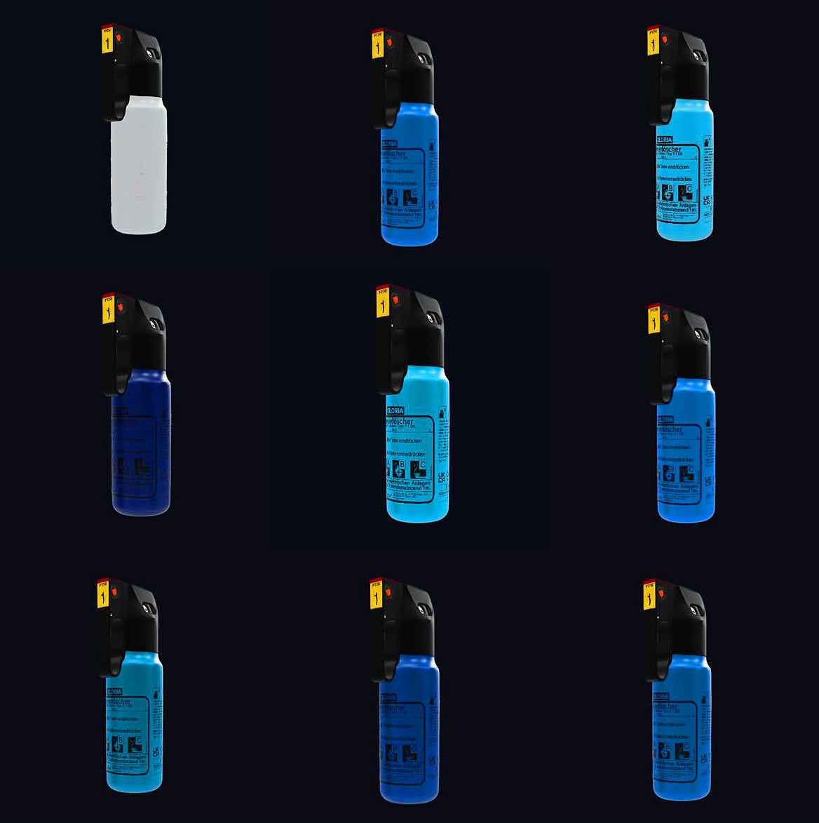 OEM Fire Extinguisher (Color-Matched)