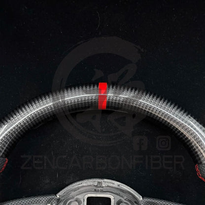 IN STOCK - 2012-2016 Audi B8.5/8V A3/A4/A5 Carbon Fiber Steering Wheel(NO Paddle Shifters)