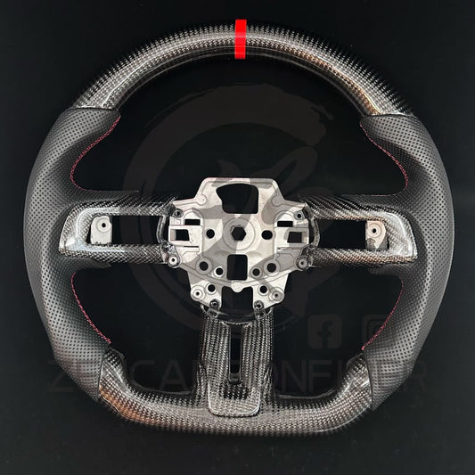 IN STOCK- 2015+ S550 Ford Mustang Carbon Fiber Steering Wheel