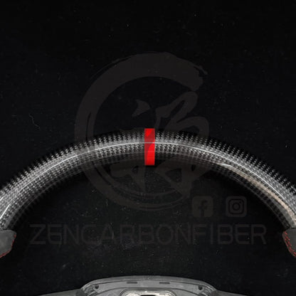 IN STOCK - 2021-2025 Audi B9.5 A/S/RS 4/5 S/RS Q7/8 Carbon Fiber Steering Wheel